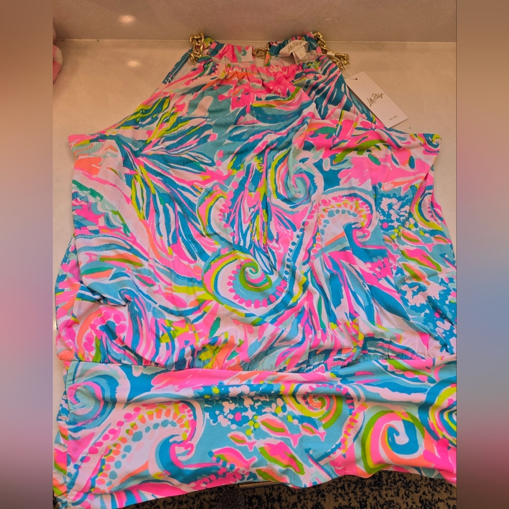 NWT Lilly Pulitzer Halter Tank Top